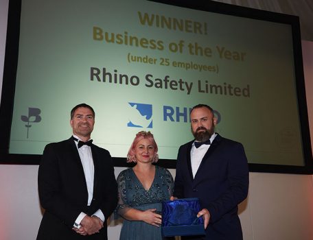 Rhino Safety winners of South Cheshire Chamber Awards 2021