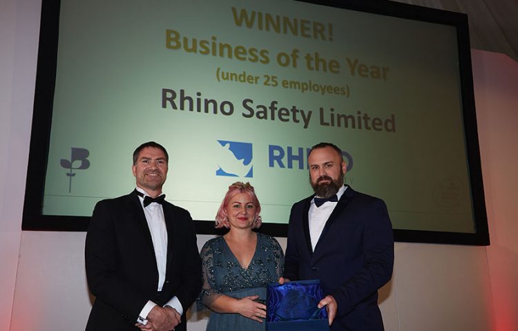 Rhino Safety winners of South Cheshire Chamber Awards 2021