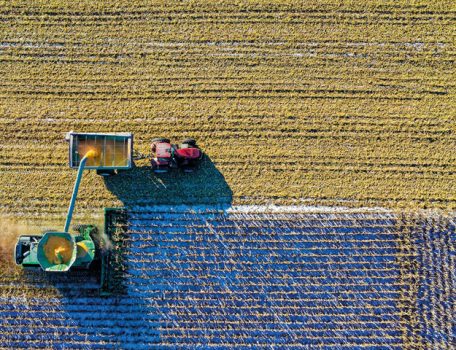 Image of tractor in field harvesting for Proprietary Estoppel Blog